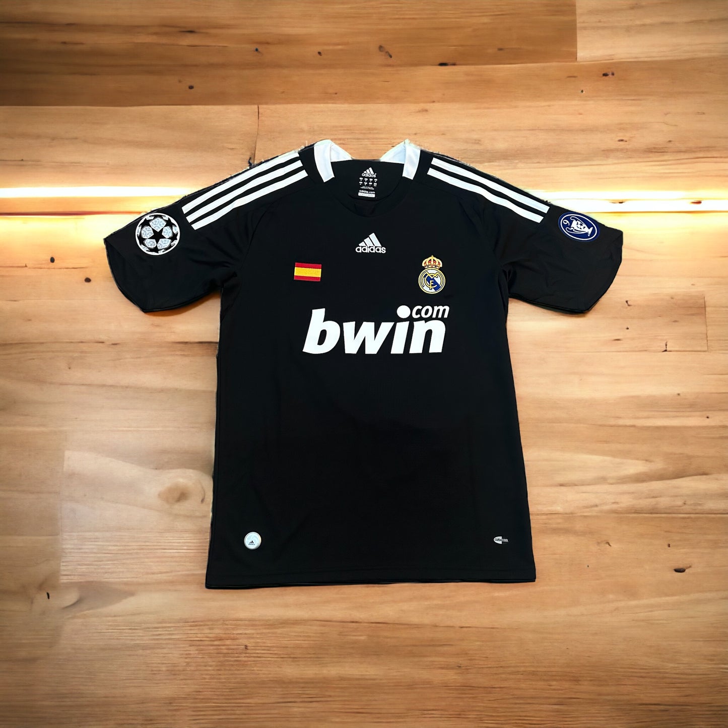 Real Madrid Retro 2010 Cristiano Ronaldo #9 Away Black Regular men’s size Shirt