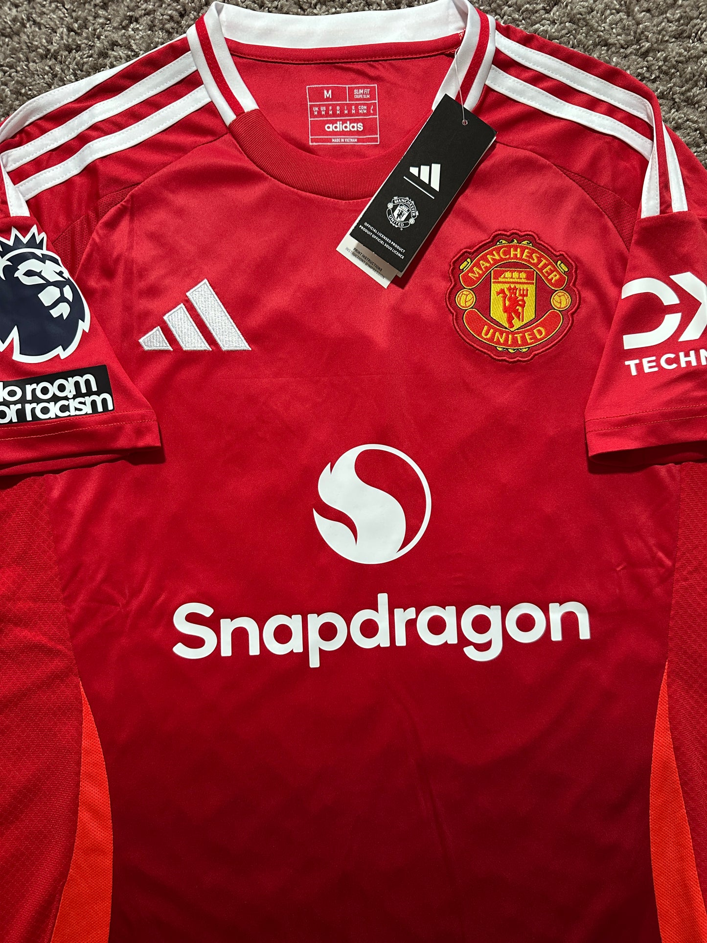 Manchester United 24/25 Home Soccer Jersey Red Garnacho 17 Premier
