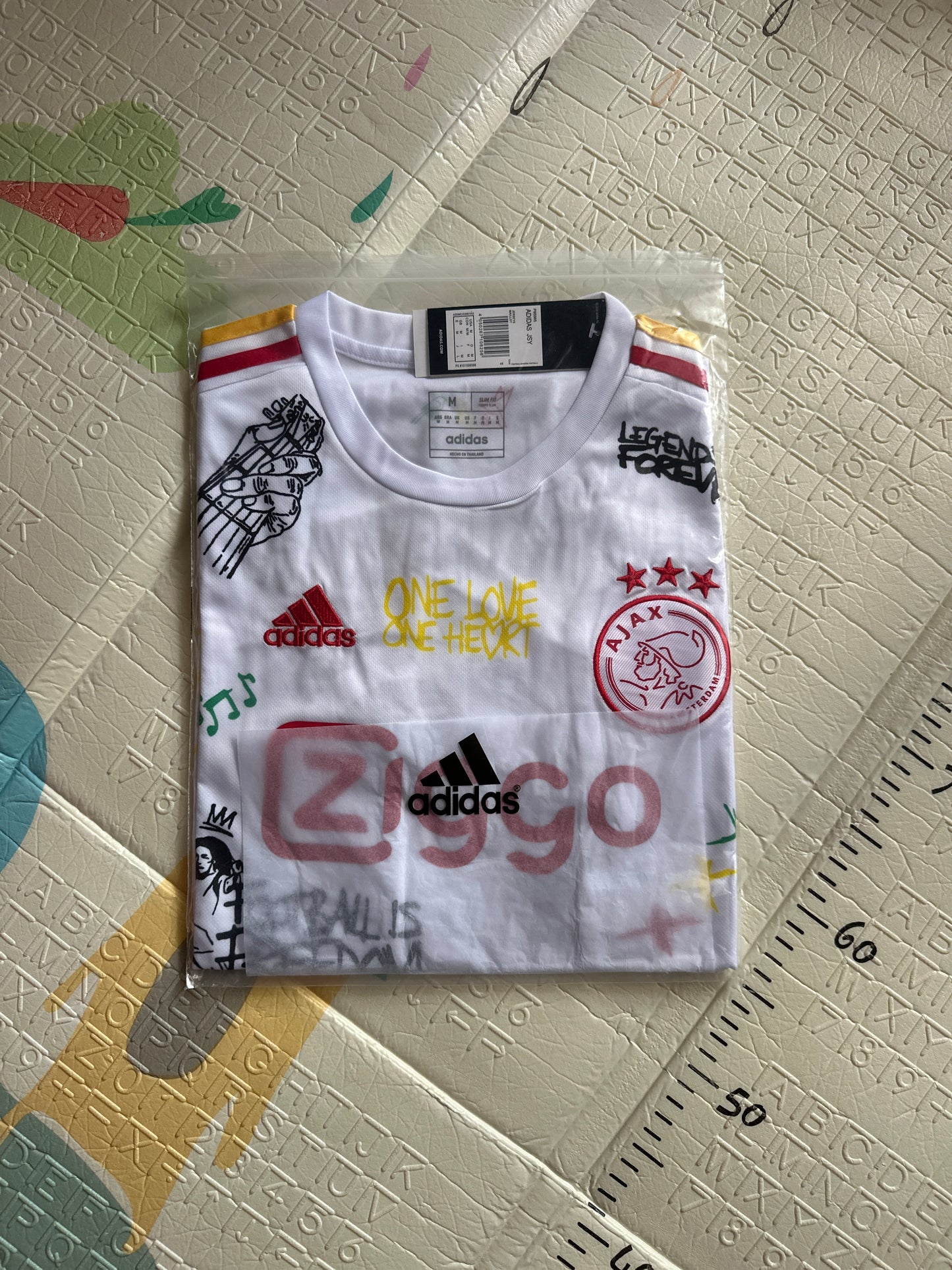 Rare Soccer Jersey Bob Marley Special Edition White Regular Size 2025