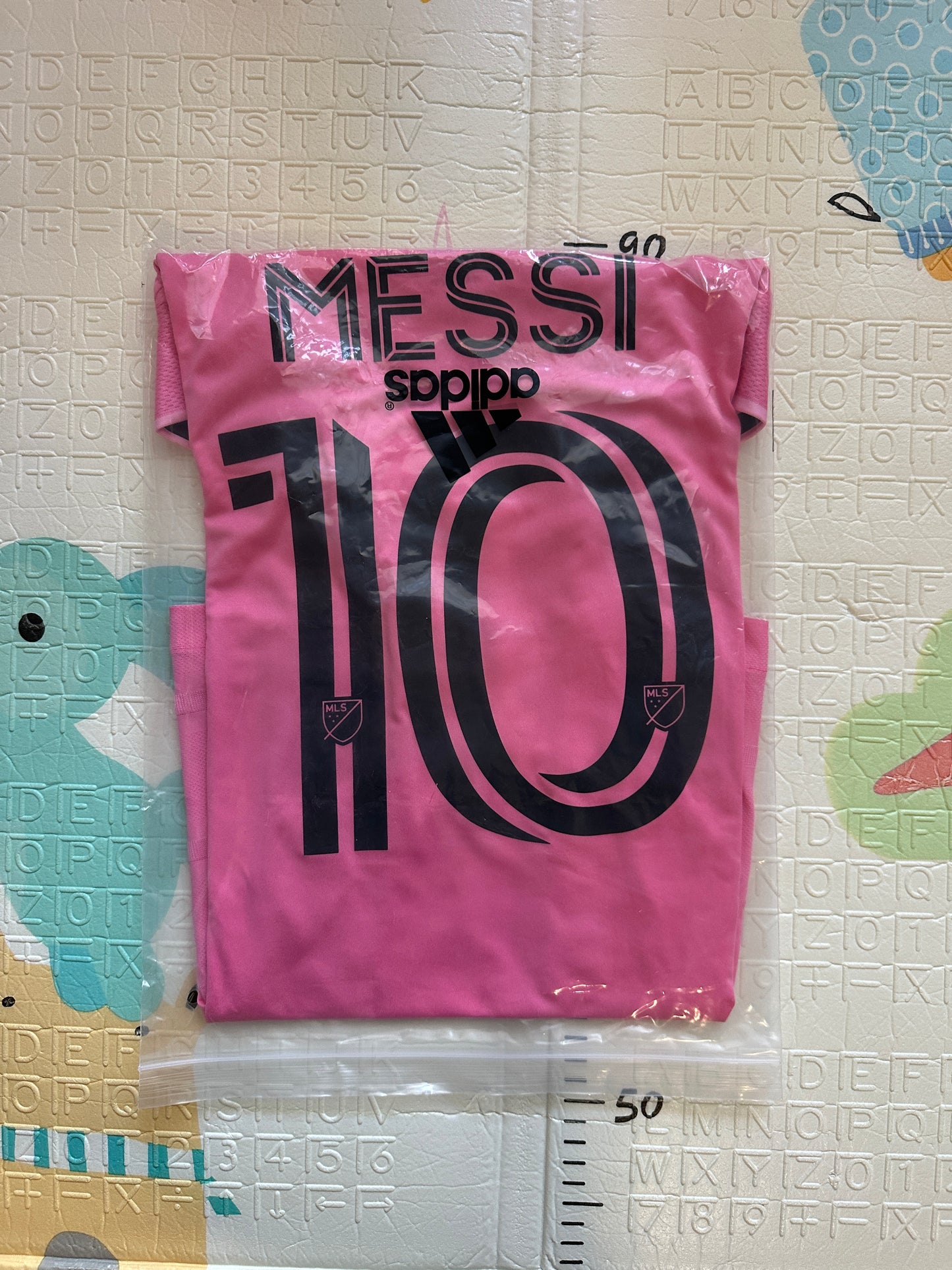 Inter Miami Messi #10 Soccer Jersey Pink 2025 Home Fan Men Size Shirt