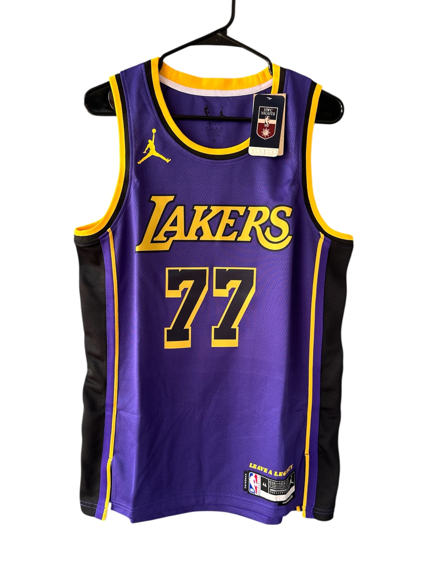 Lakers Luka Doncic #77 Purple Jersey 2025 Season Basketball NBA