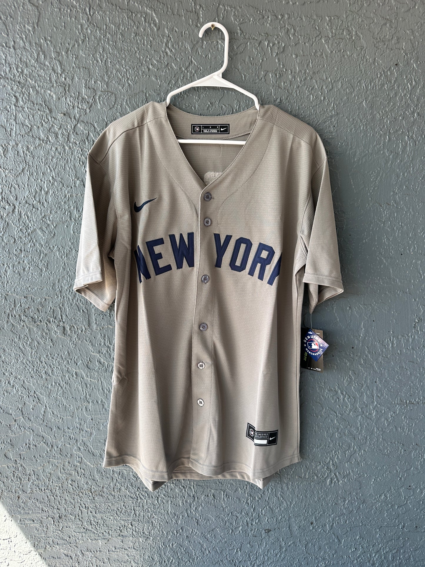 New York Yankees Jersey Aaron Judge #99 Gray Baseball Men’s Size