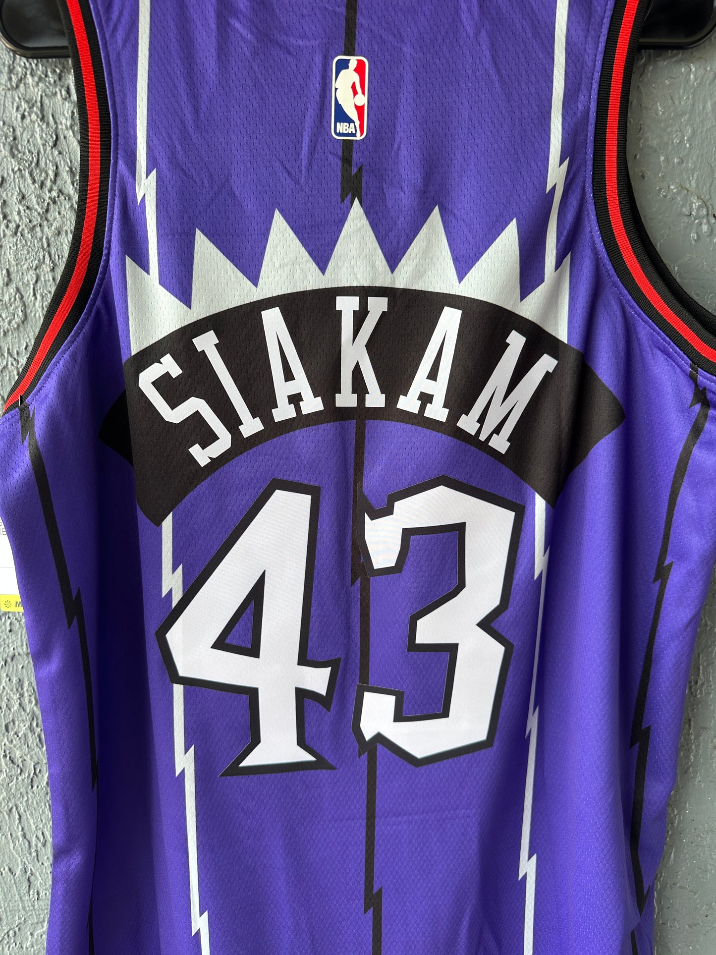 Raptors Purple Siakam #43 Basketball Jersey