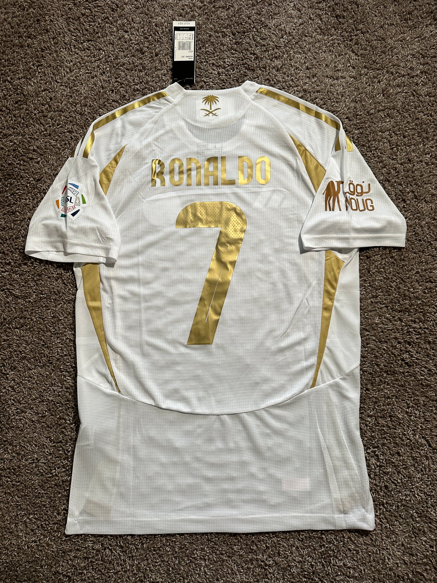 Al-Nassr Cristiano Ronaldo Soccer Jersey White #7 shirt 24/25 Men