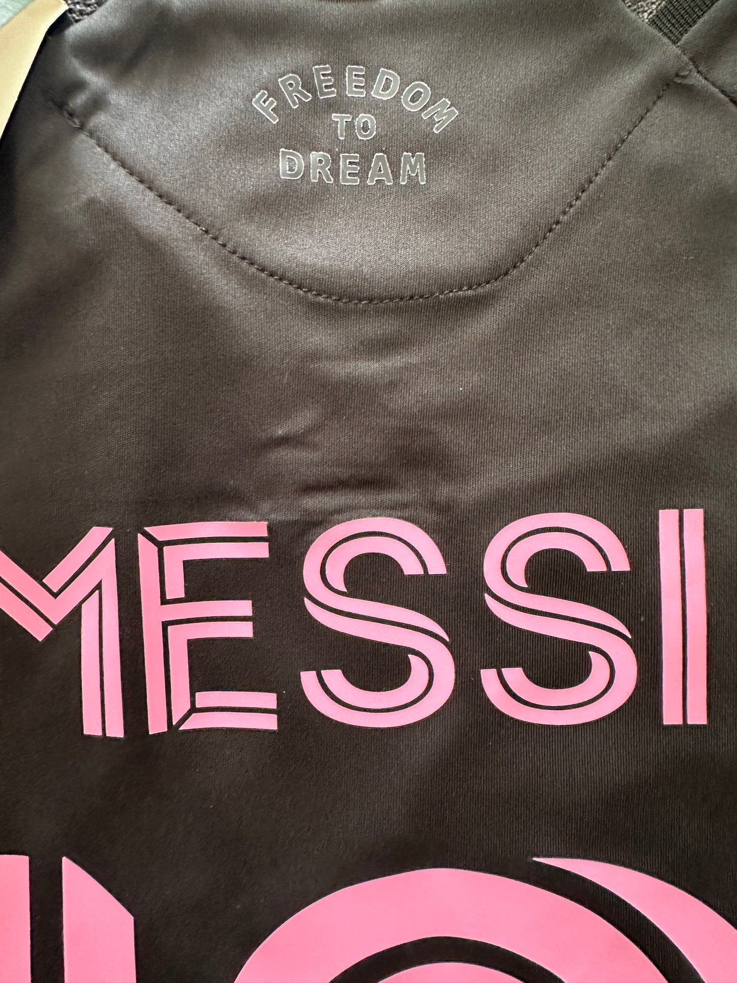 Soccer Jersey Inter Miami Away 2025 Black Lionel Messi #10 Shirt Men size Footba