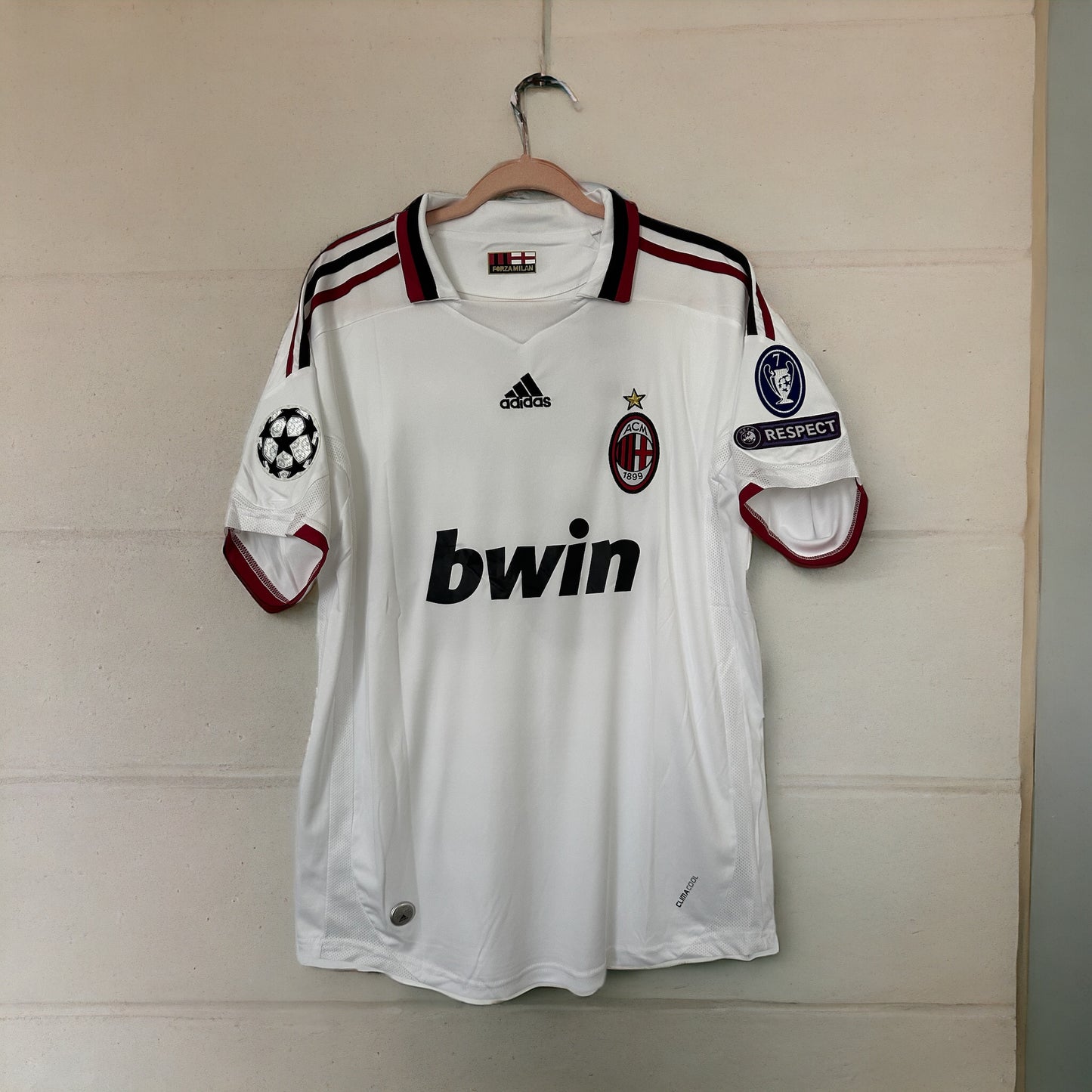 Soccer Jersey Milan 09/10 Ronaldinho #80 Away Home UCL Football Shirt Men Size