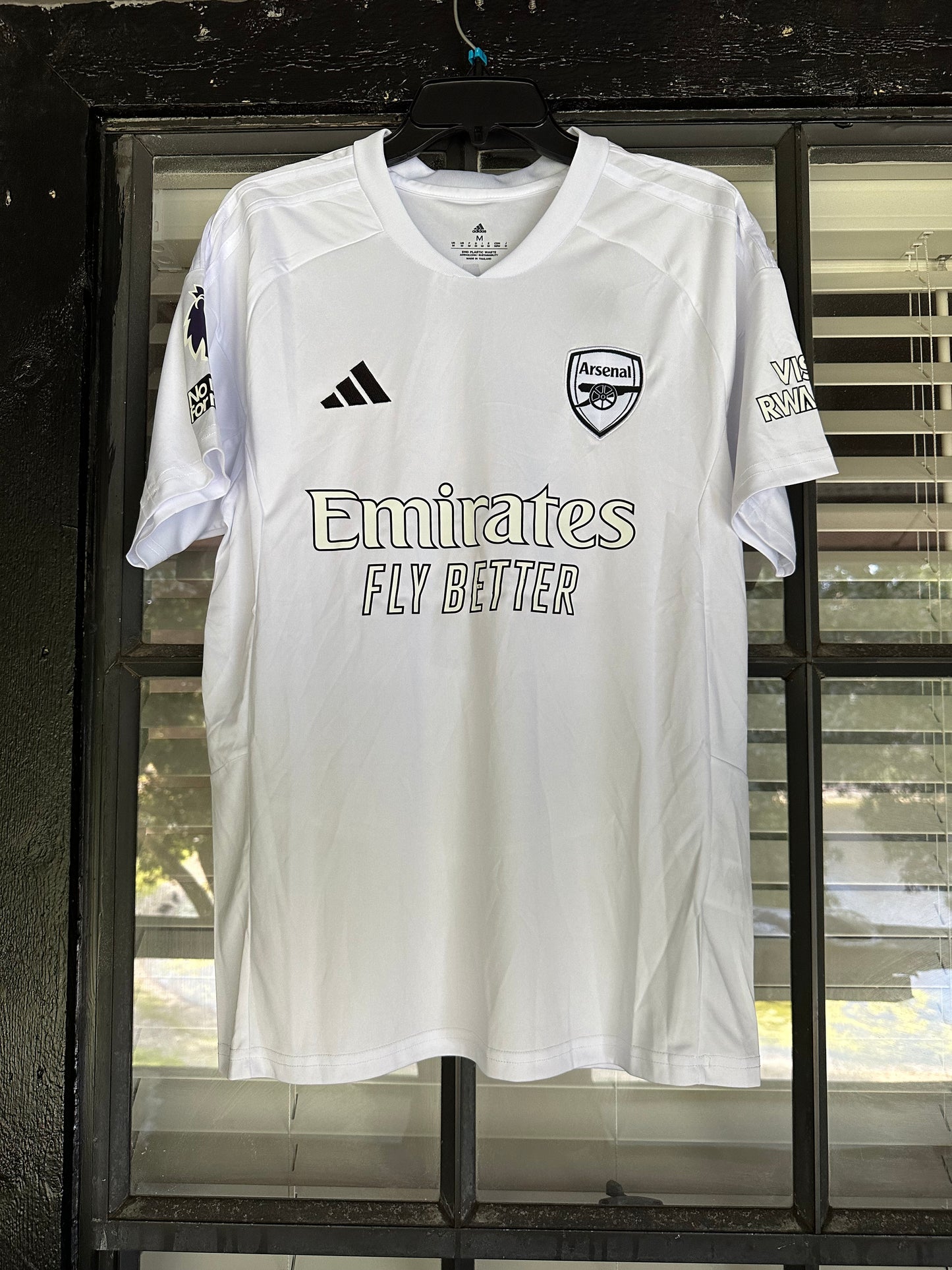 Arsenal Martin Odegaard #8 White Away Soccer Jersey 24/25 Men Size Shirt Club