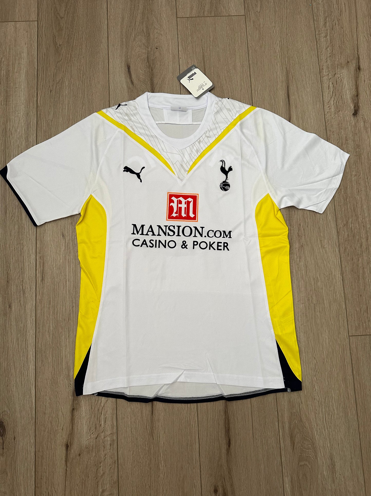 Tottenham Spurs Luka Modric #14 Retro Jersey 2009/10 Home White shirt Men Size