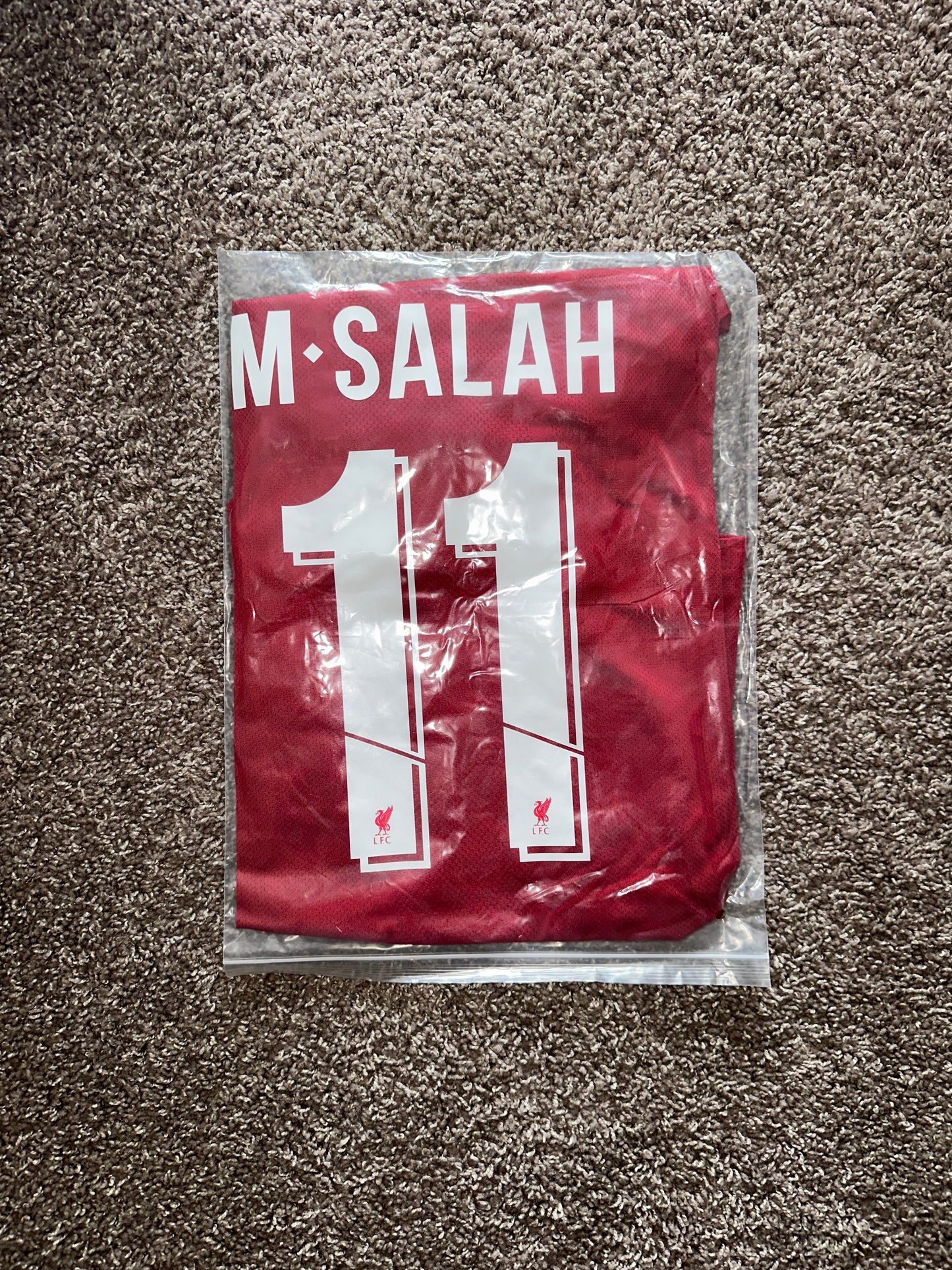 Liverpool M. Salah Soccer Jersey 2019 Red Home Men