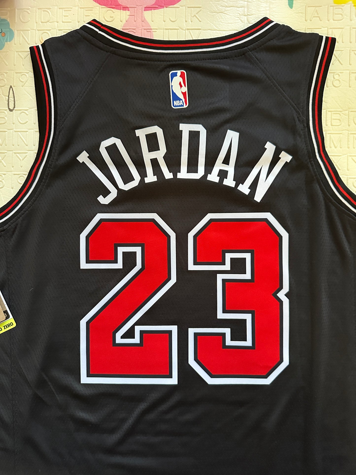 Chicago Bulls Michael Jordan #23 Retro Basketball Jersey Black Men Size