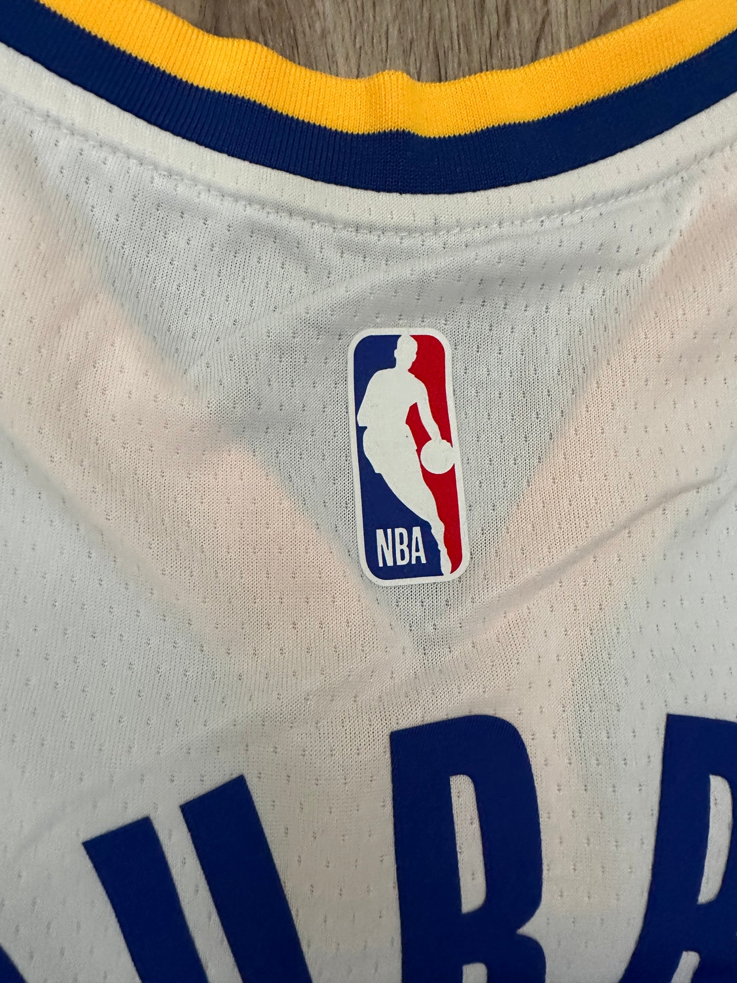 Golden State Warriors Stephen Curry #30 Basketball Jersey White Away Men Size