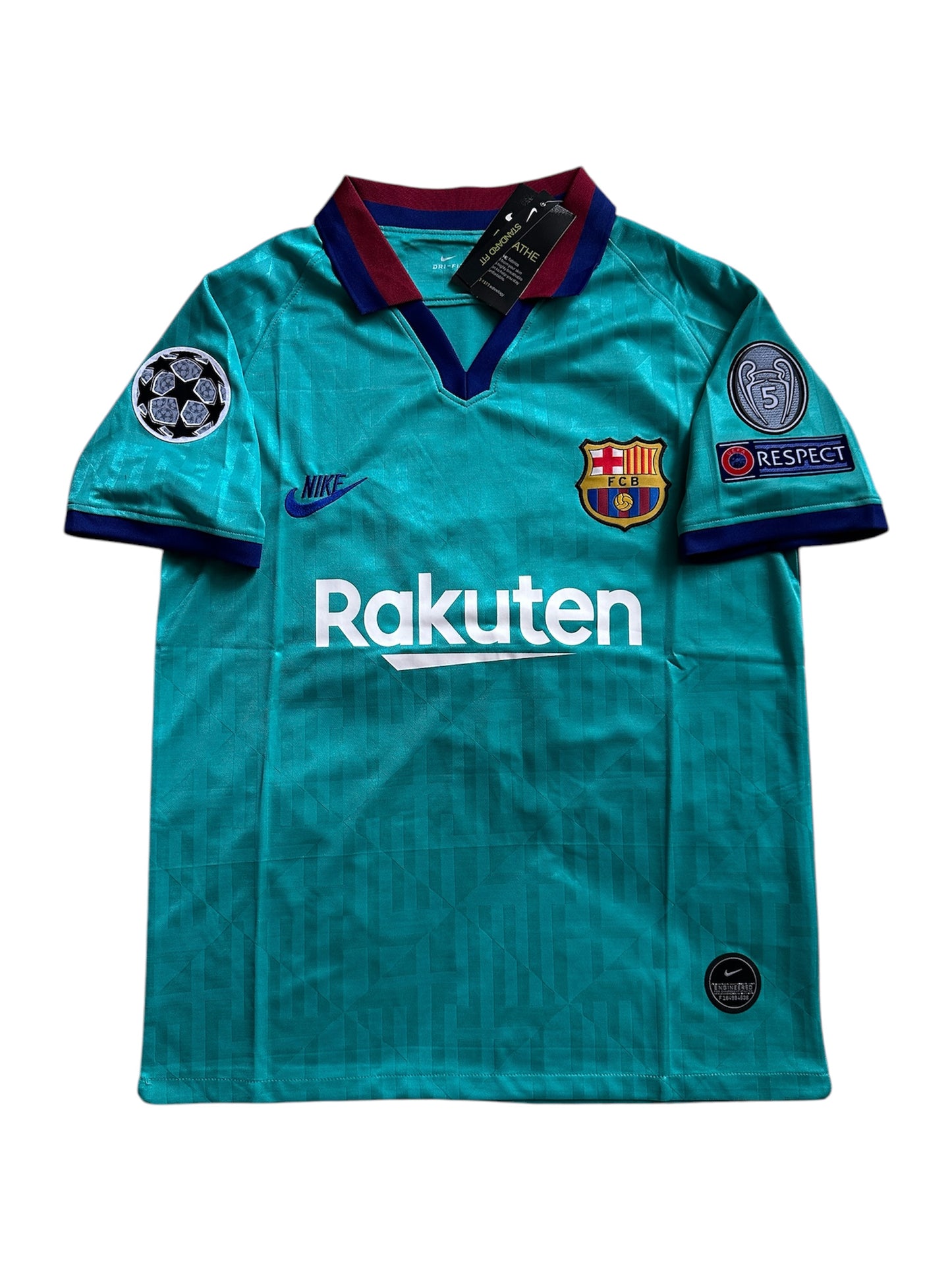Barcelona 19/20 Messi Third Blue Soccer Jersey Men size