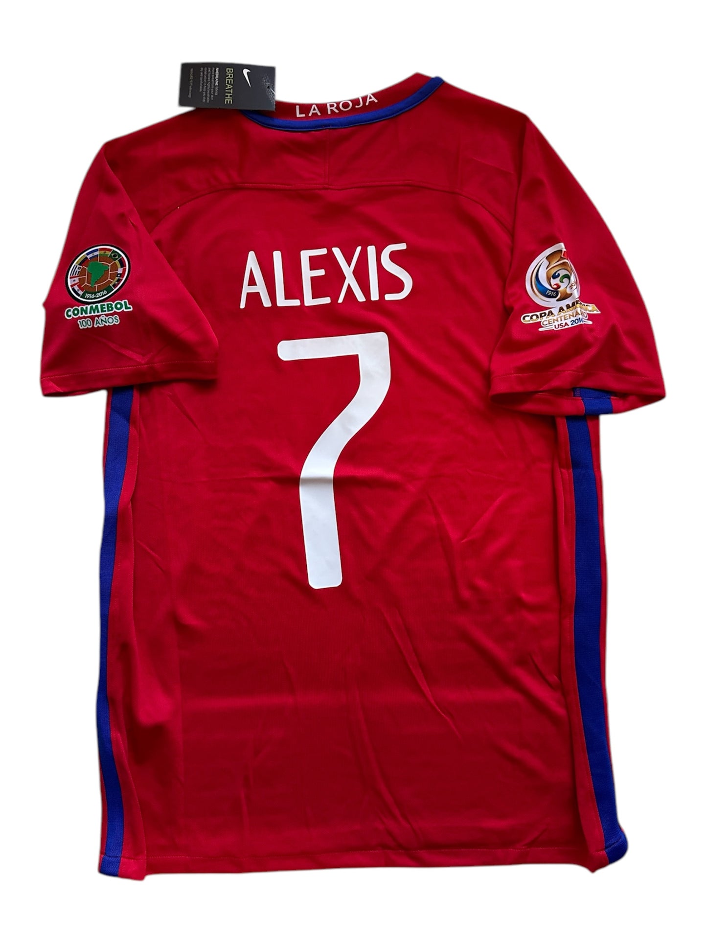 Chile Alexis Sanchez Soccer Jersey 2016 Final Home Red Men