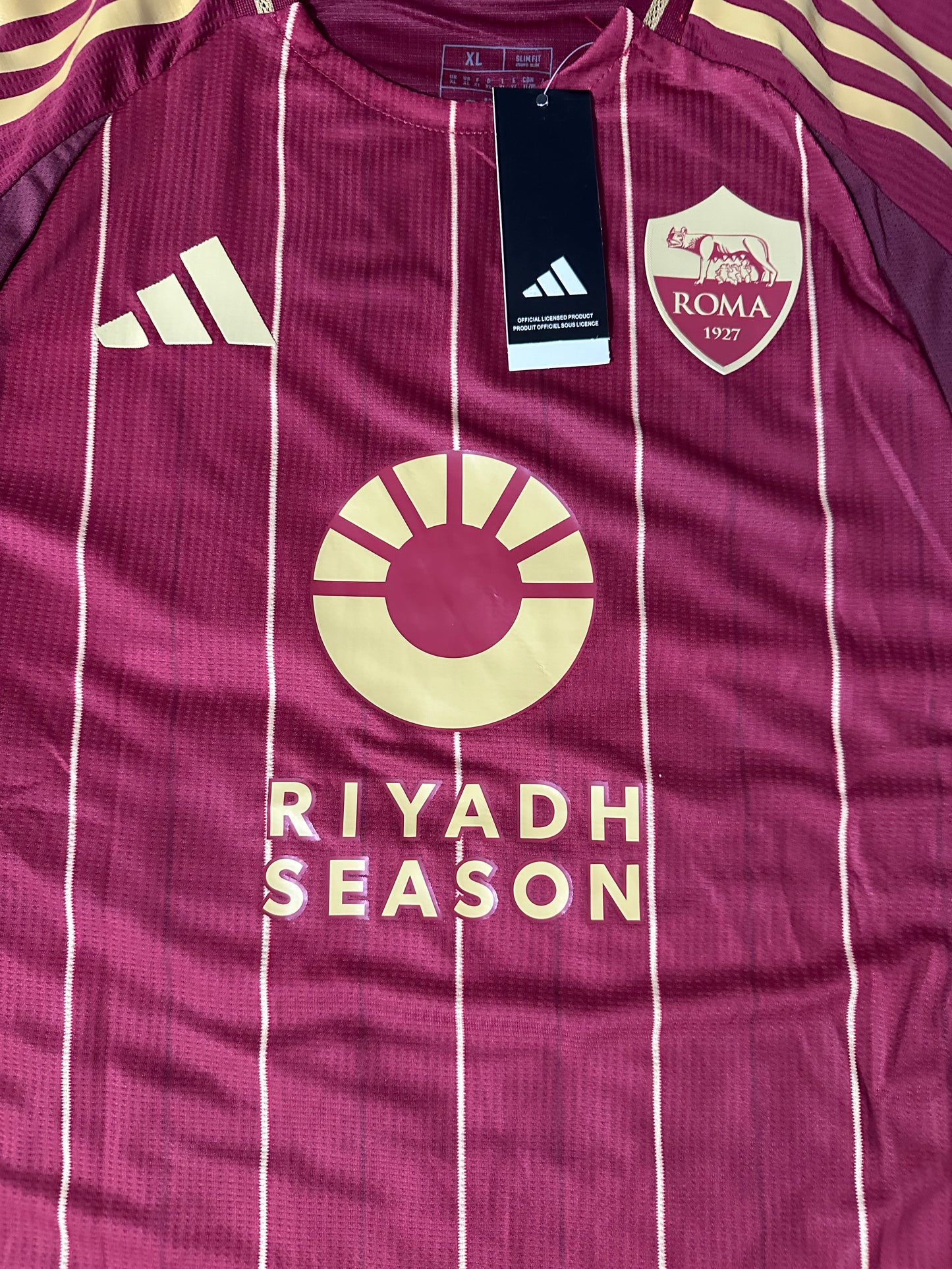 Roma Paulo Dybala #21 Soccer Jersey 2024/25 Home Red Calcio Men Shirt Size Club