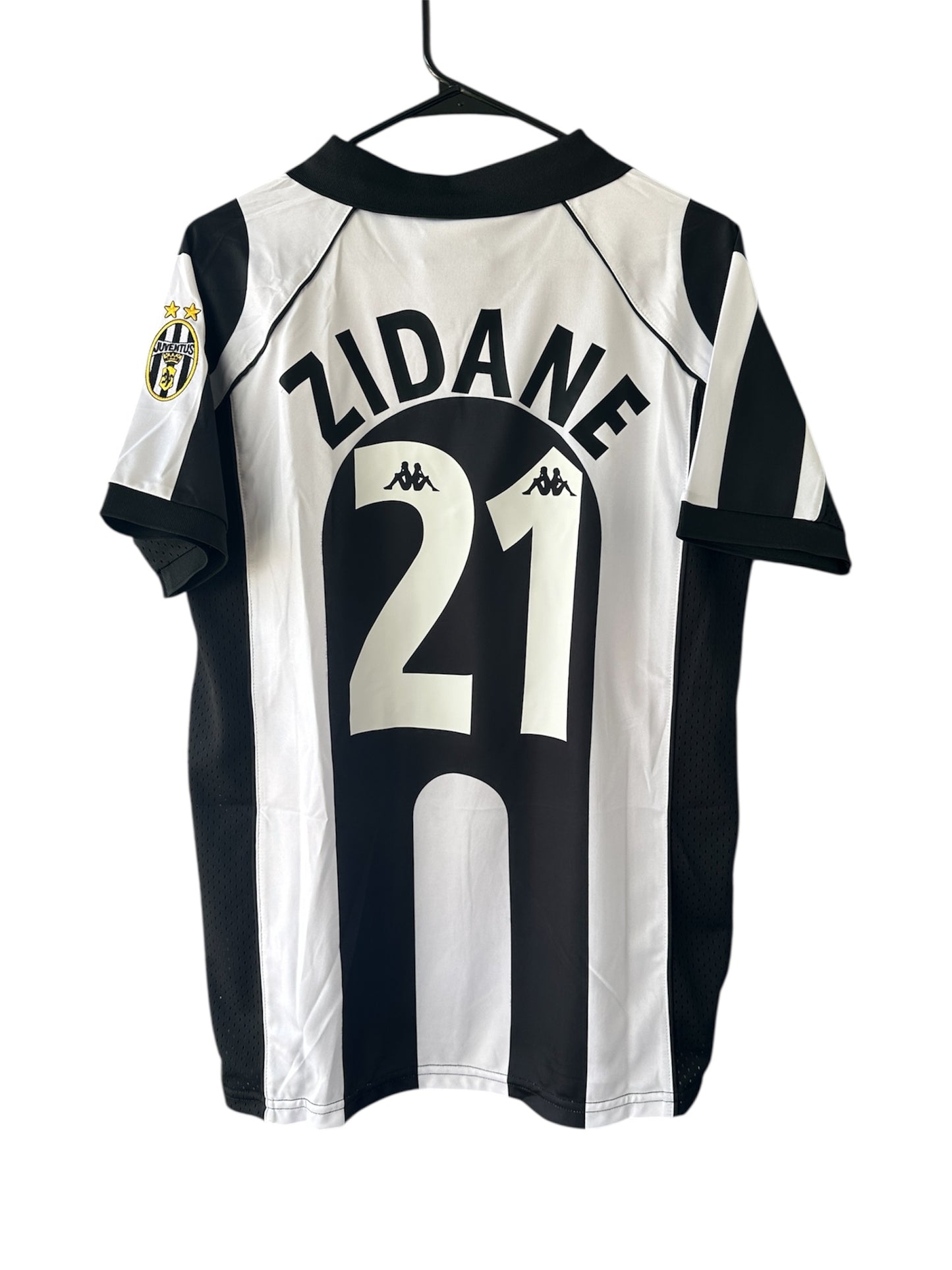 Zinedine Zidane Juventus 97/98 Home Retro Black Soccer Jersey #21 Men Football