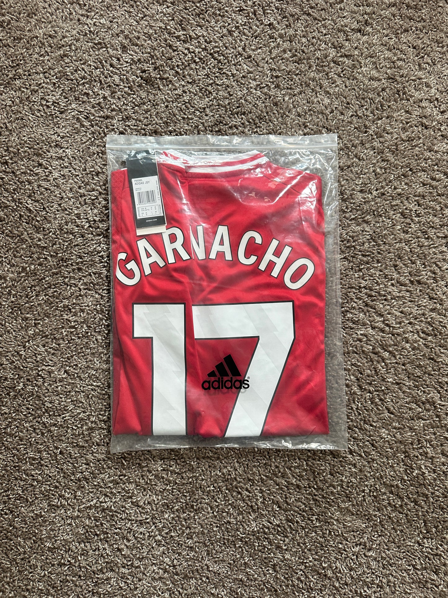Manchester United 24/25 Home Soccer Jersey Red Garnacho 17 Premier