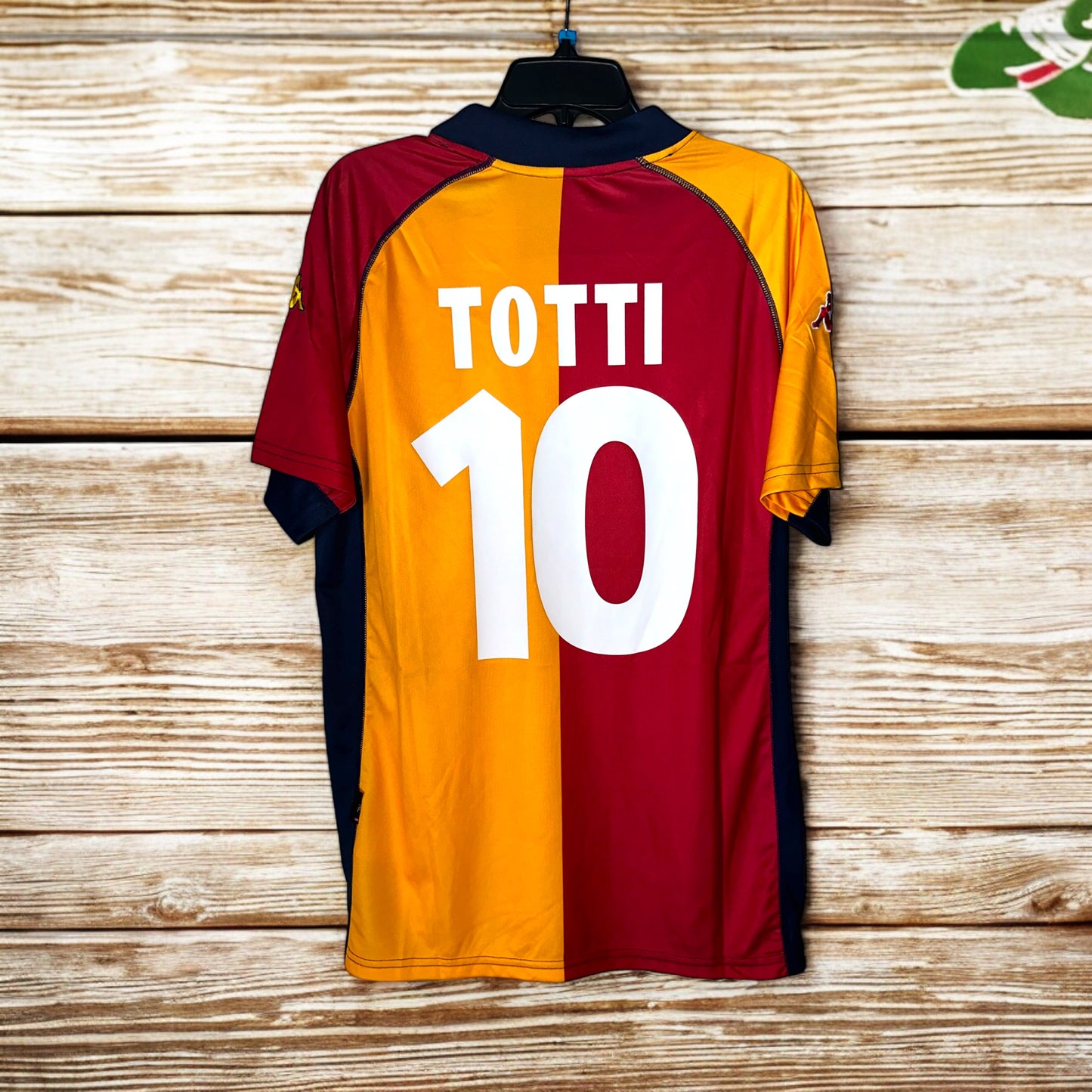 Roma Francesco Totti Retro Soccer Jersey Orange Men