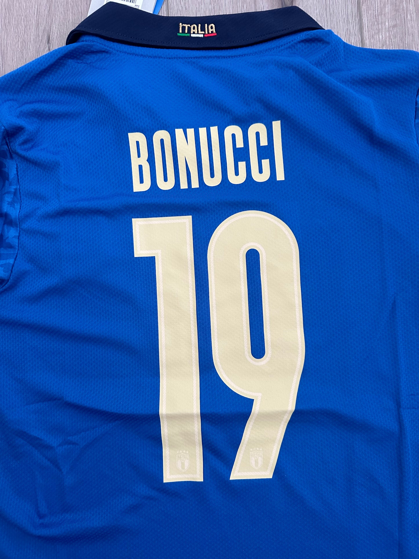 Italy Leonardo Bonucci #19 Soccer Jersey Final Euro 2021 Regular Size men Team