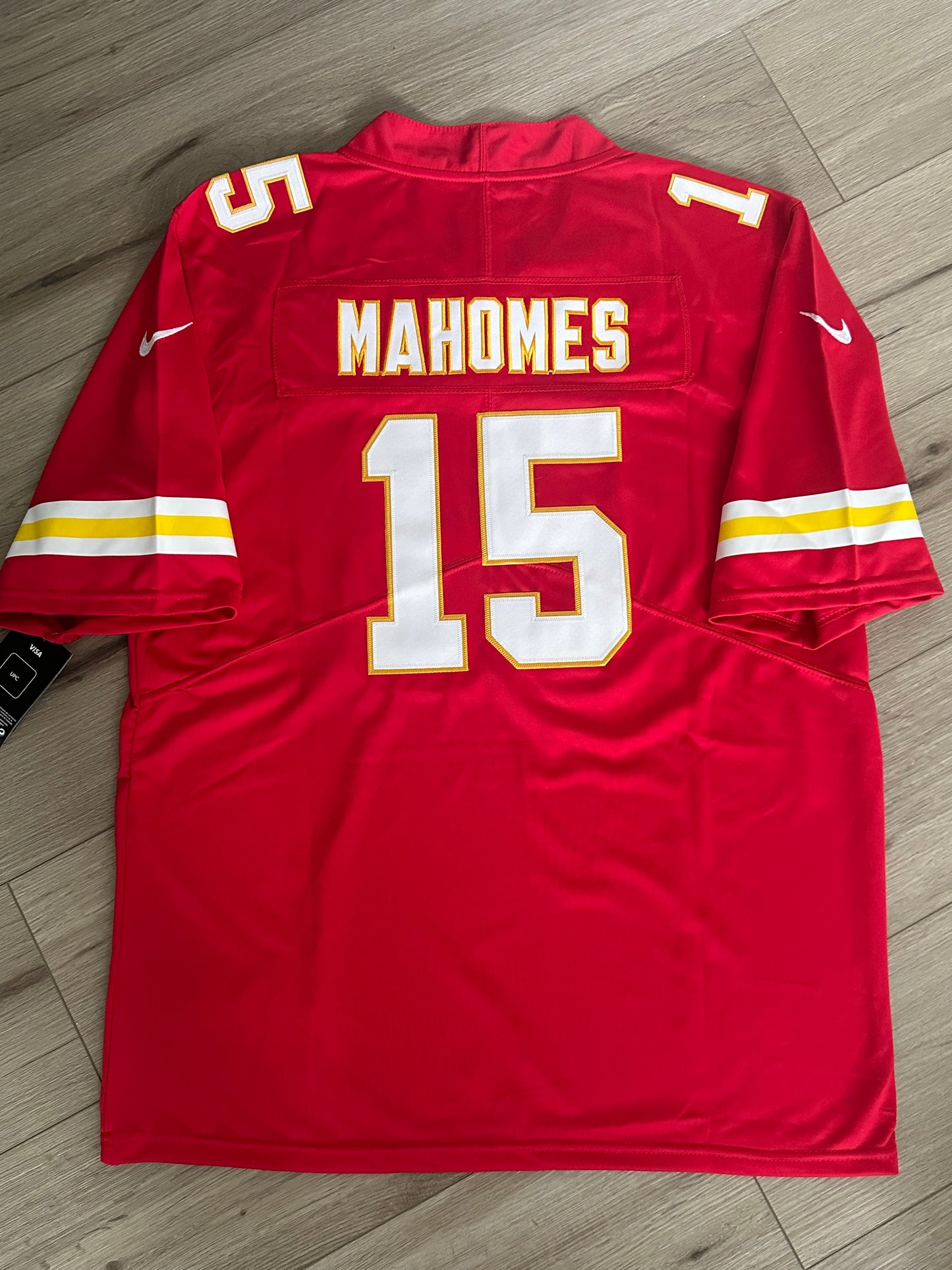 Kansas City Chiefs Patrick Mahomes Red American Football Jersey Men Plus Size