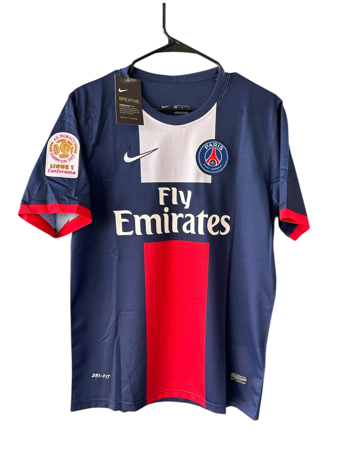 David Beckham #32 PSG Retro Soccer Jersey 13/14 Home Blue Men’s Shirt