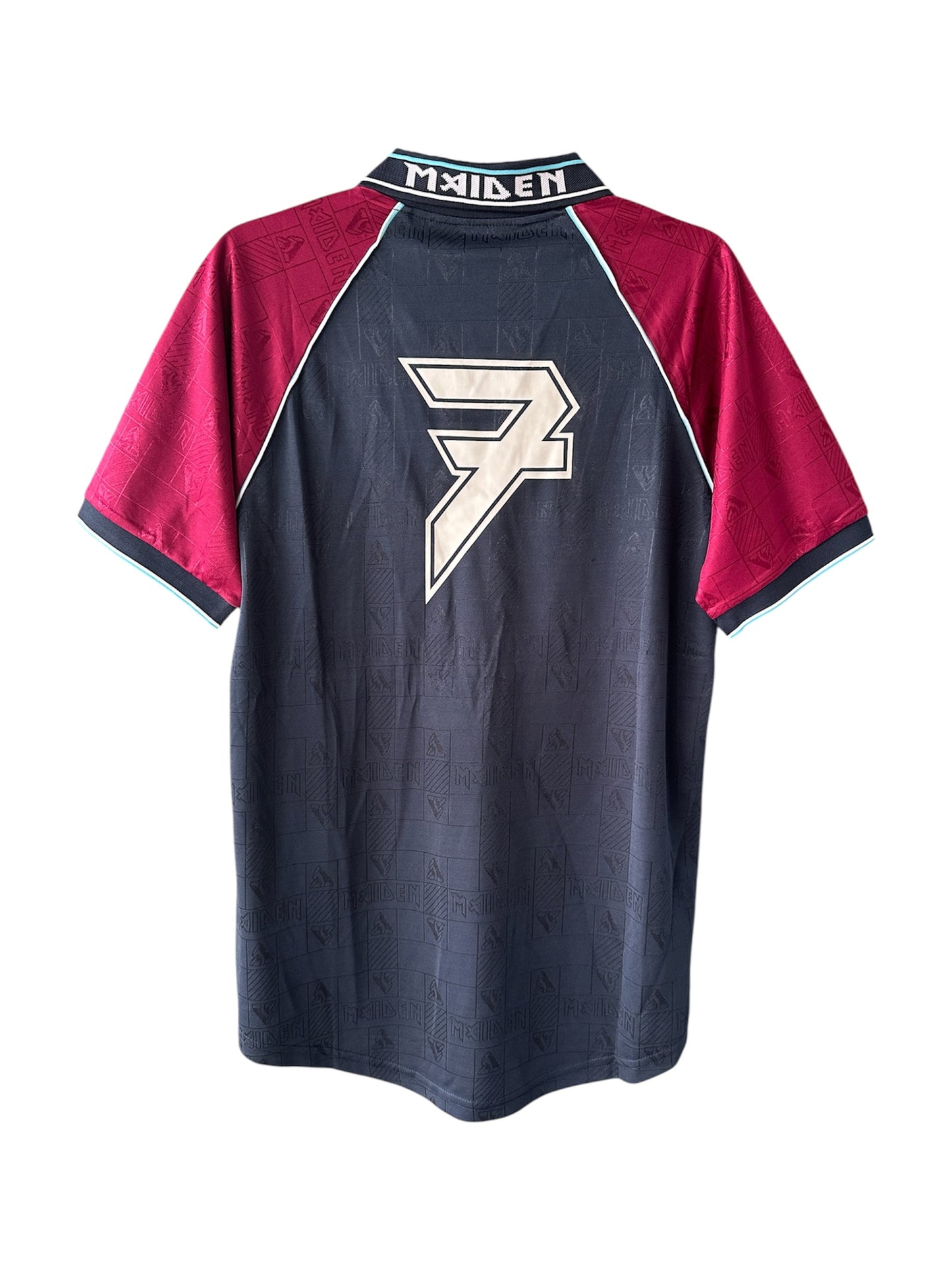 West Ham Iron Maiden Brave new world Blue Red Soccer Jersey Men