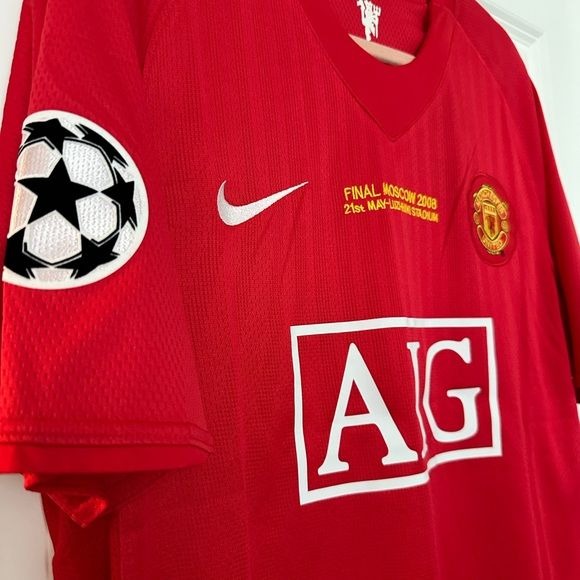 Manchester United Wayne Rooney #10 Retro Soccer Jersey Red Home UCL Final Men