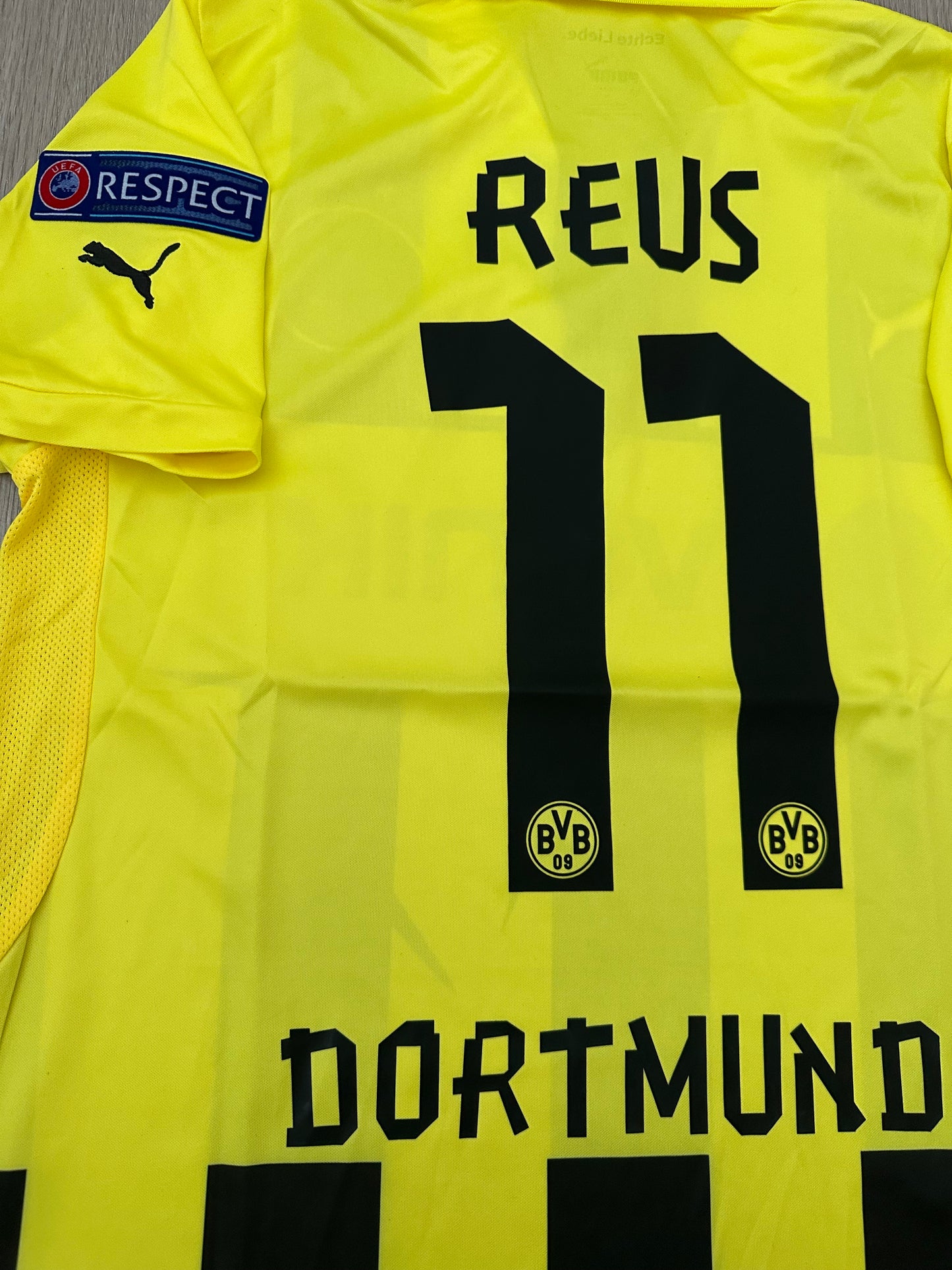 Borussia Dortmund 11/12 Final’s UCL Marco Reus #11 Yellow Soccer Jersey Men Size