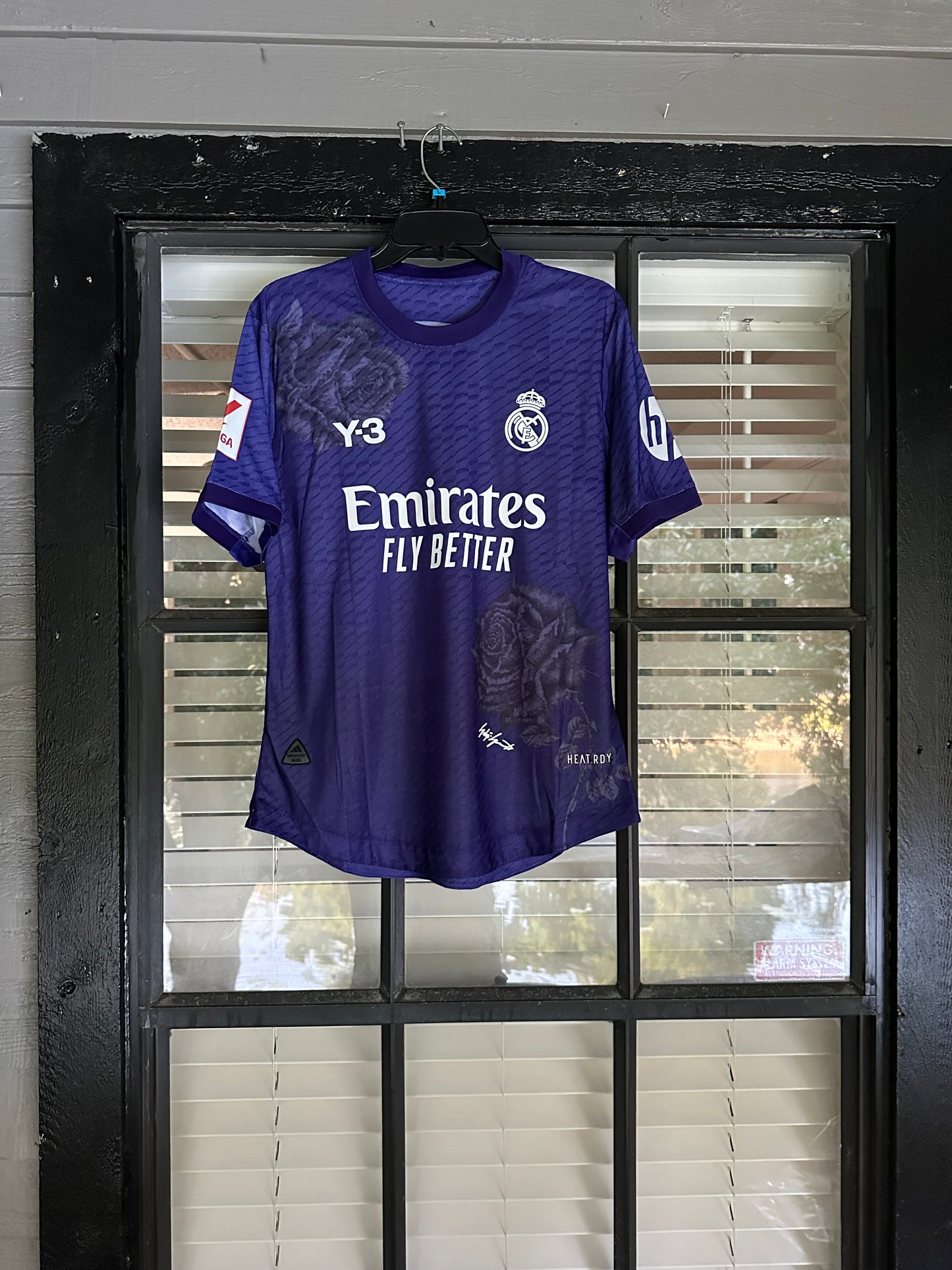 Real Madrid Vini Jr #7 Soccer Jersey 23/24 Purple Men Shirt Size Football Player