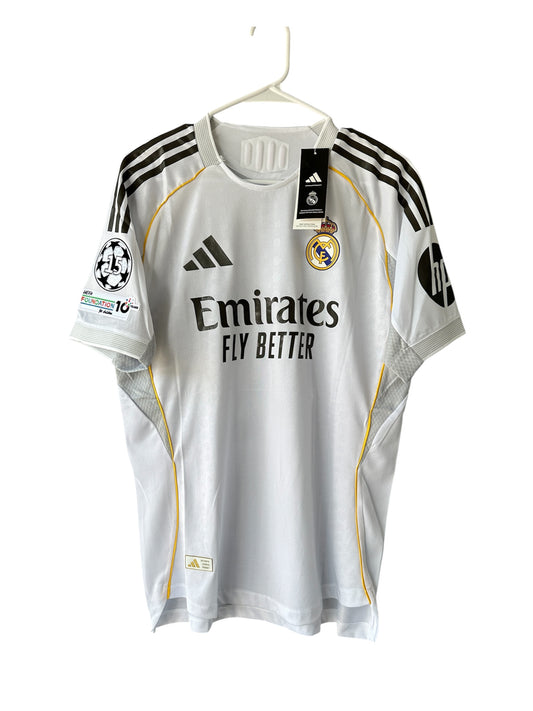 Real Madrid Mbappe 2025/26 Jersey Home Player Version