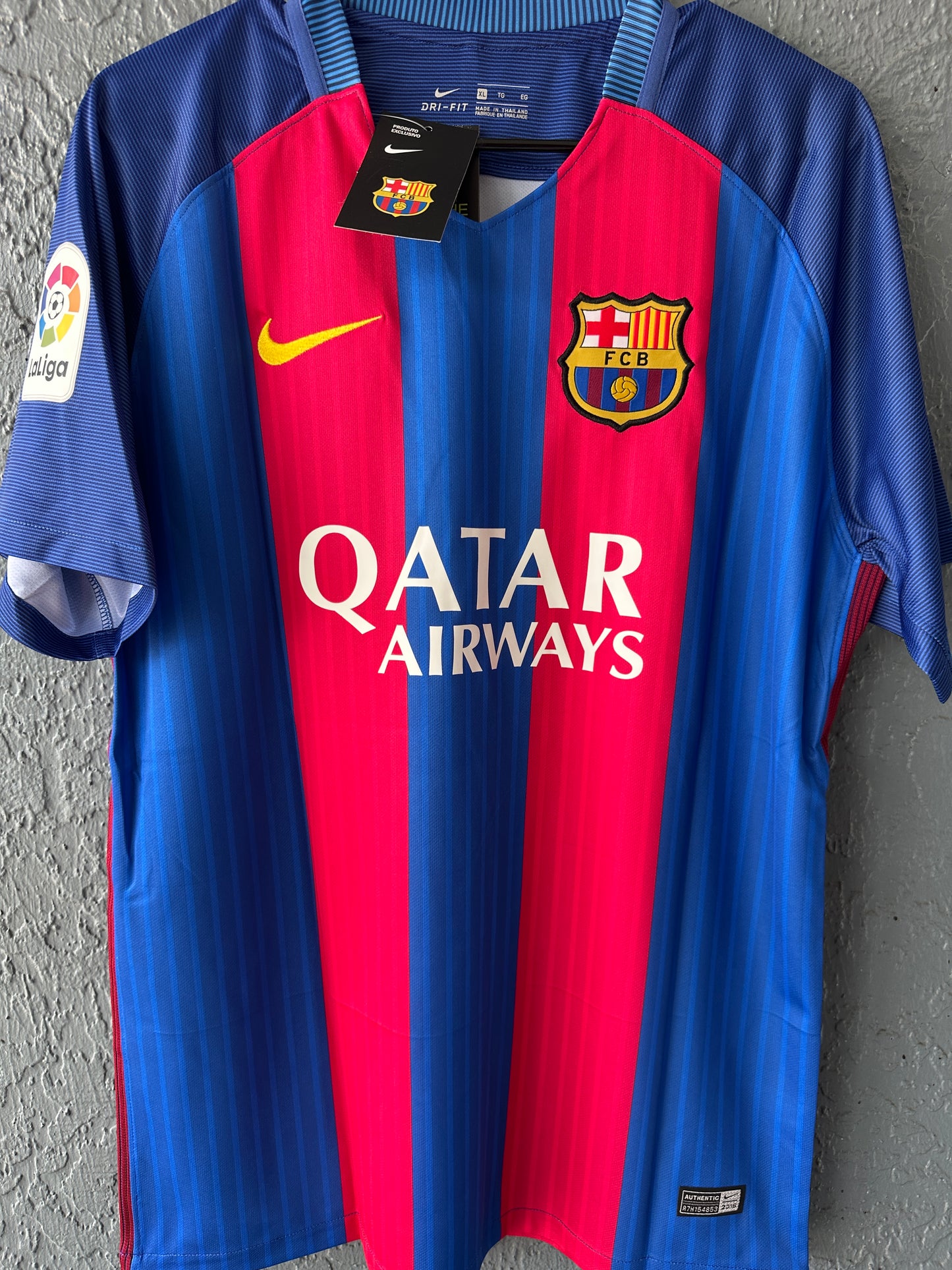 Barcelona 2016/17 Messi Home Soccer Jersey Men