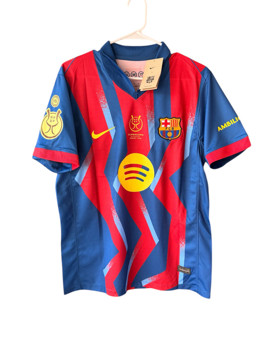 Barcelona 2026 Super Cup Final Soccer Jersey – Raphinha #11 – Men’s