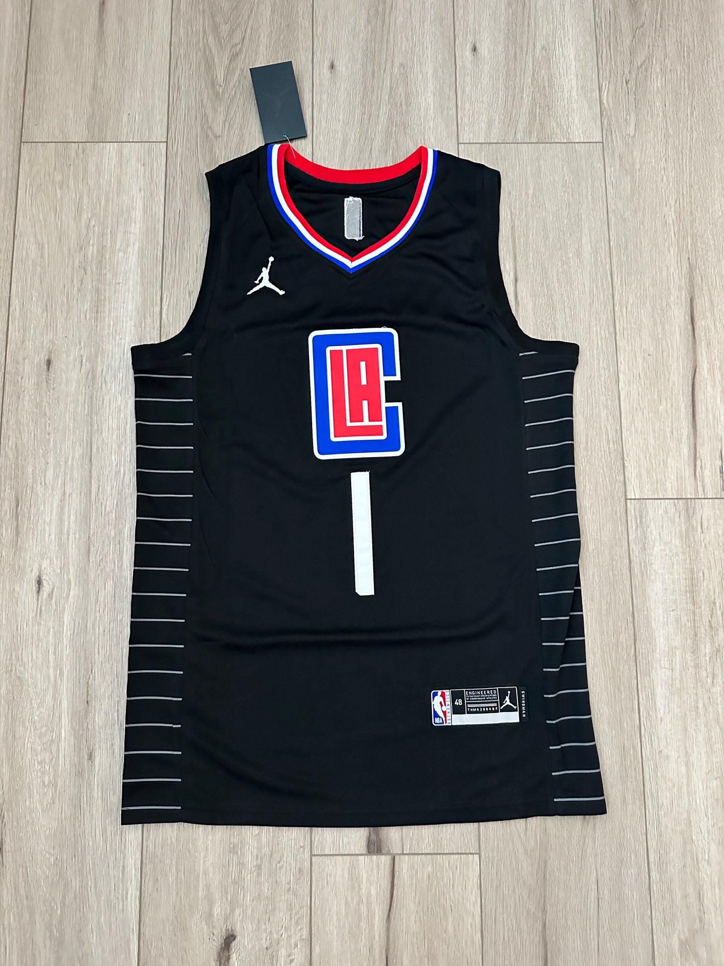 Basketball Jersey 23/24 Black Edition James Harden #1 Clippers Men’s Plus Size