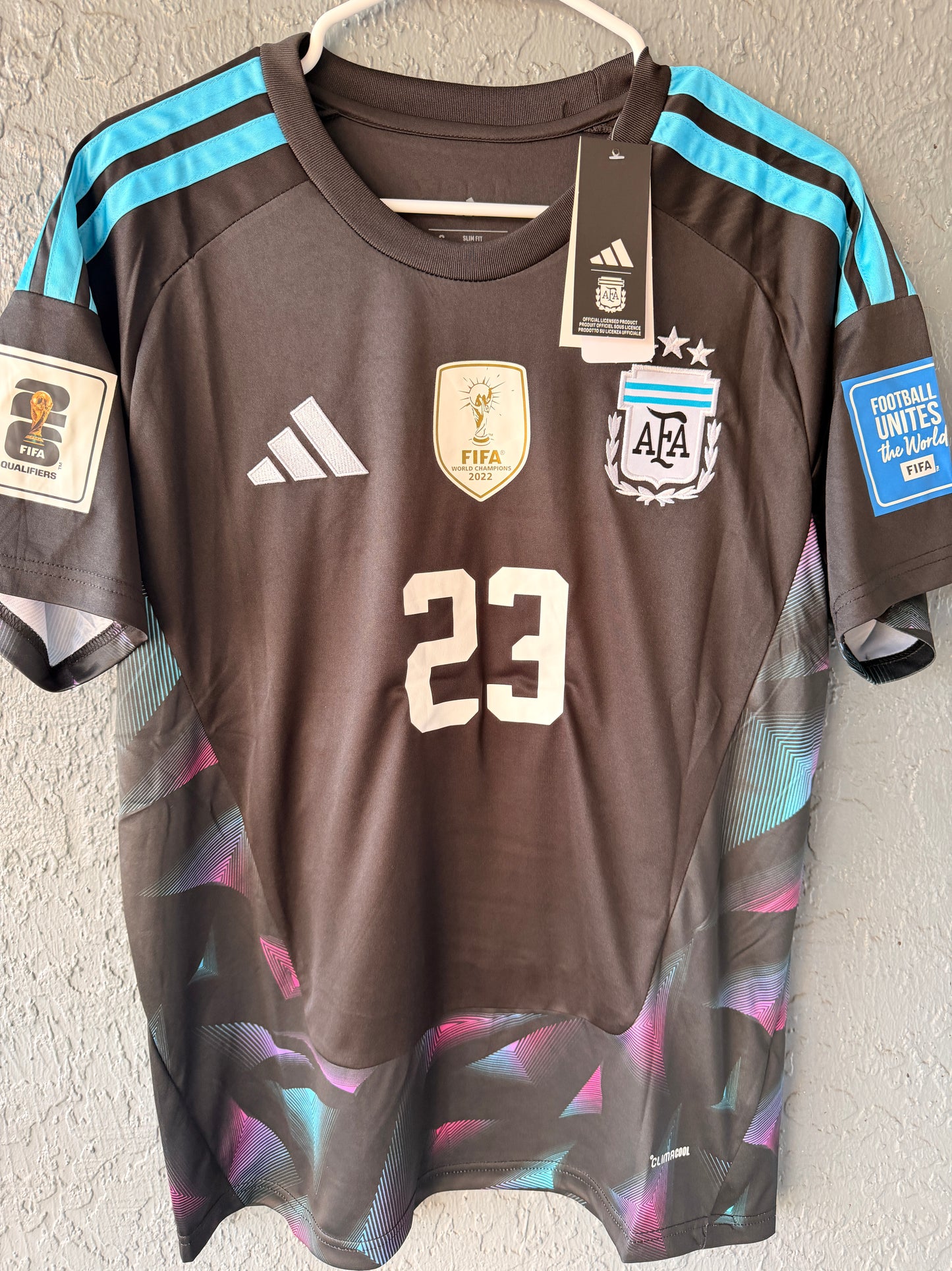 Argentina 2026 Dibu Martinez #23 Jersey Men