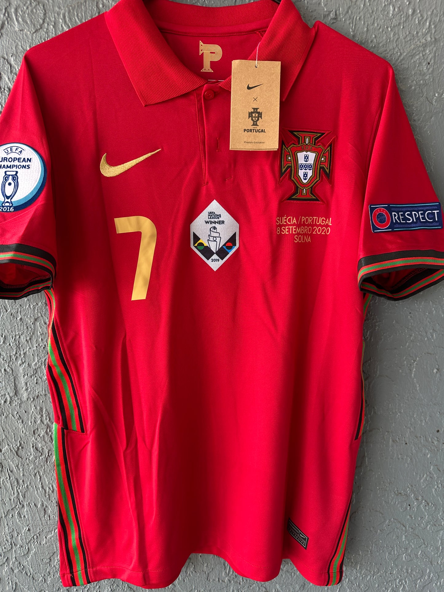 Portugal Cristiano Ronaldo #7 Home Jersey 2020 – Nations League Edition