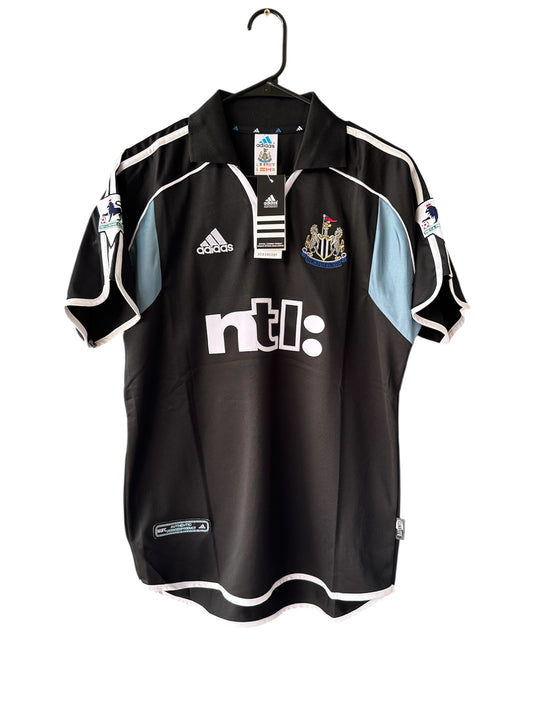 Newcastle Shearer #9 Black Away Jersey – Classic Vintage Kit