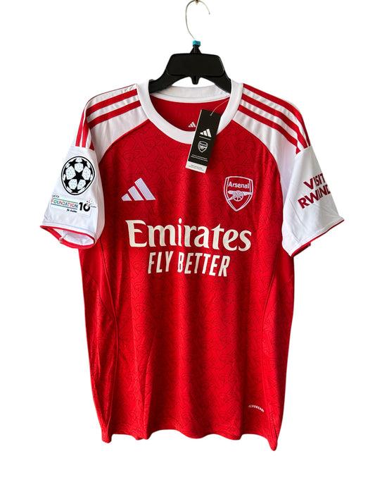 Arsenal Declan Rice Jersey 2025/2026 Home