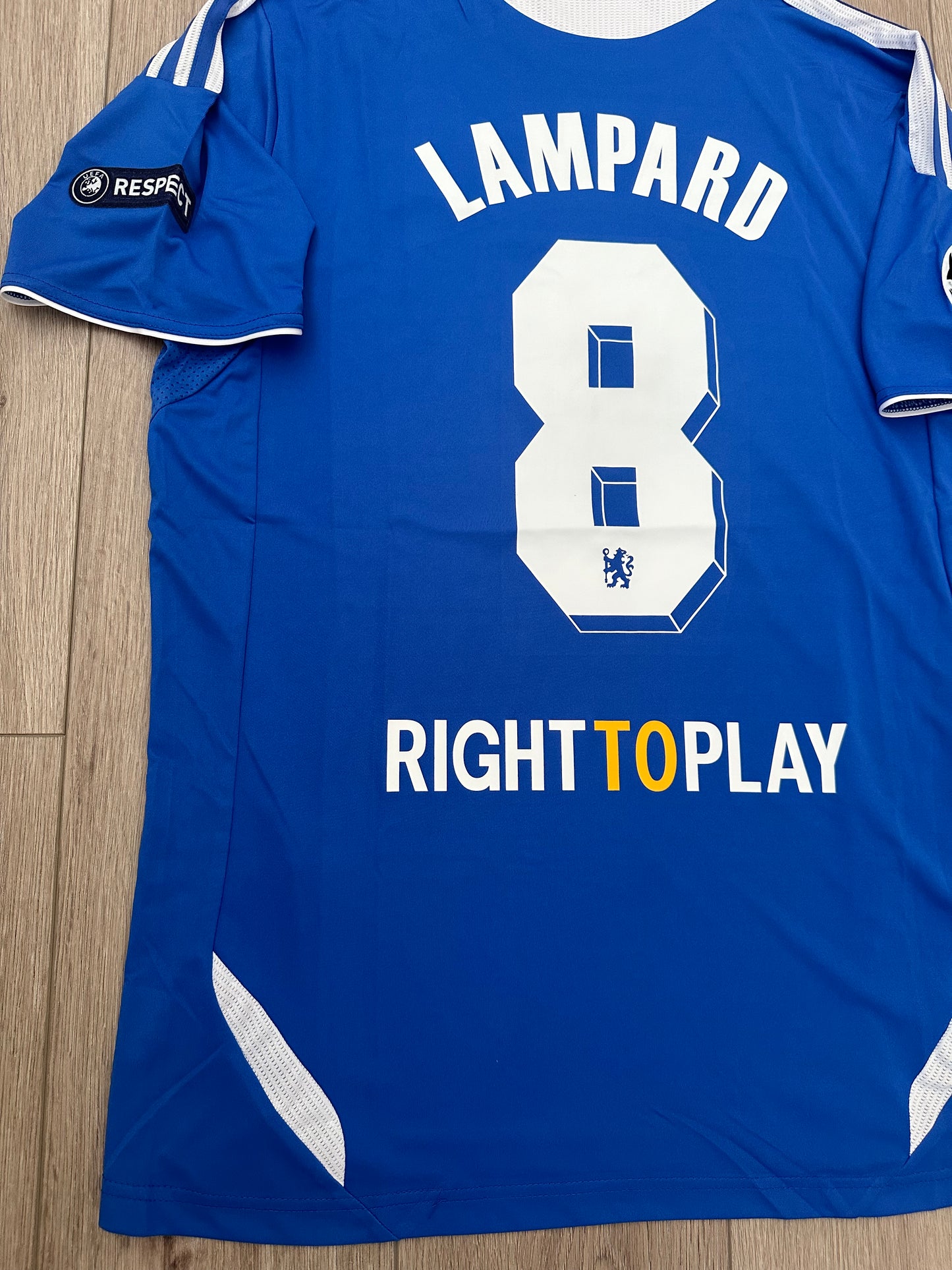 Chelsea Lampard 2012 Final’s UCL Soccer Jersey Home Blue #8 size Men Football