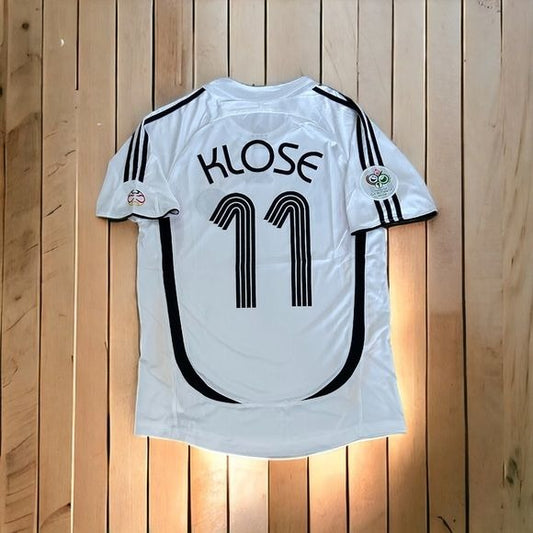 Germany Miroslav Klose 2006 Soccer Jersey Home FWC #11 size white Men Football