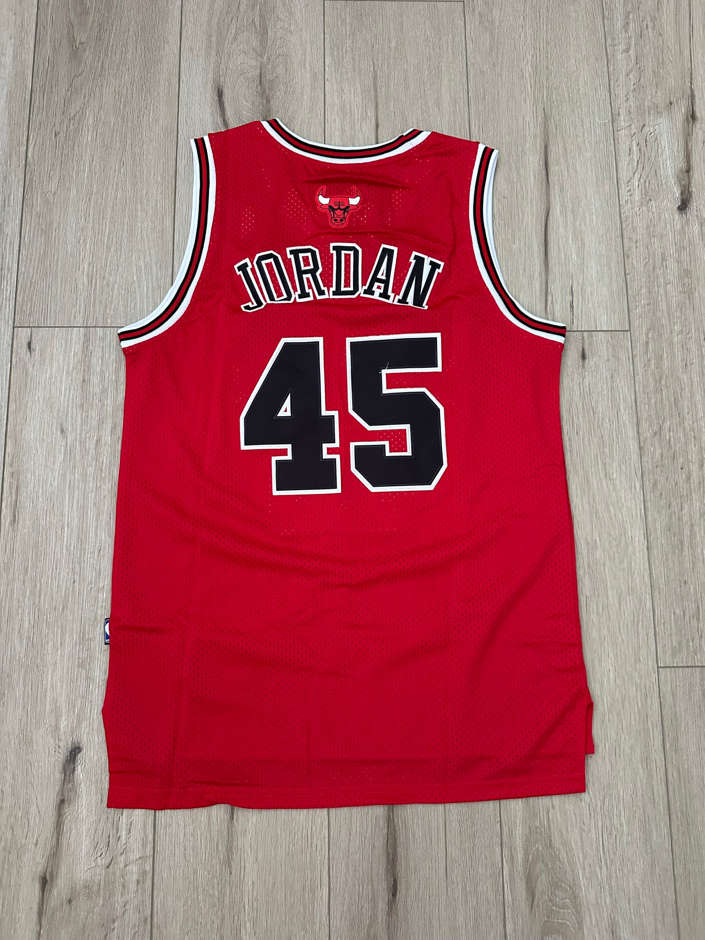 Chicago Bulls Michael Jordan #45 Basketball Jersey Red Men Size Sports