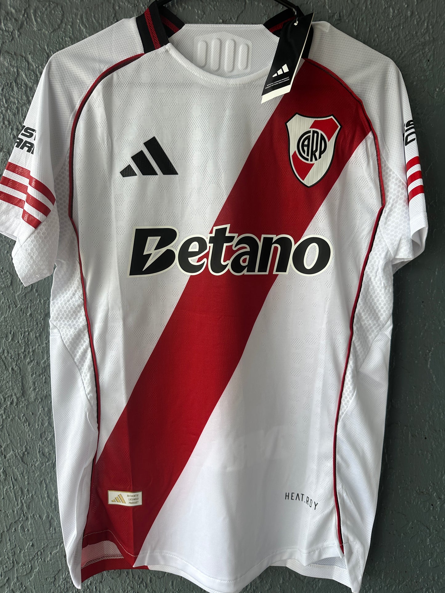 River Plate Quintero Jersey Home white #10 Player Version Men size