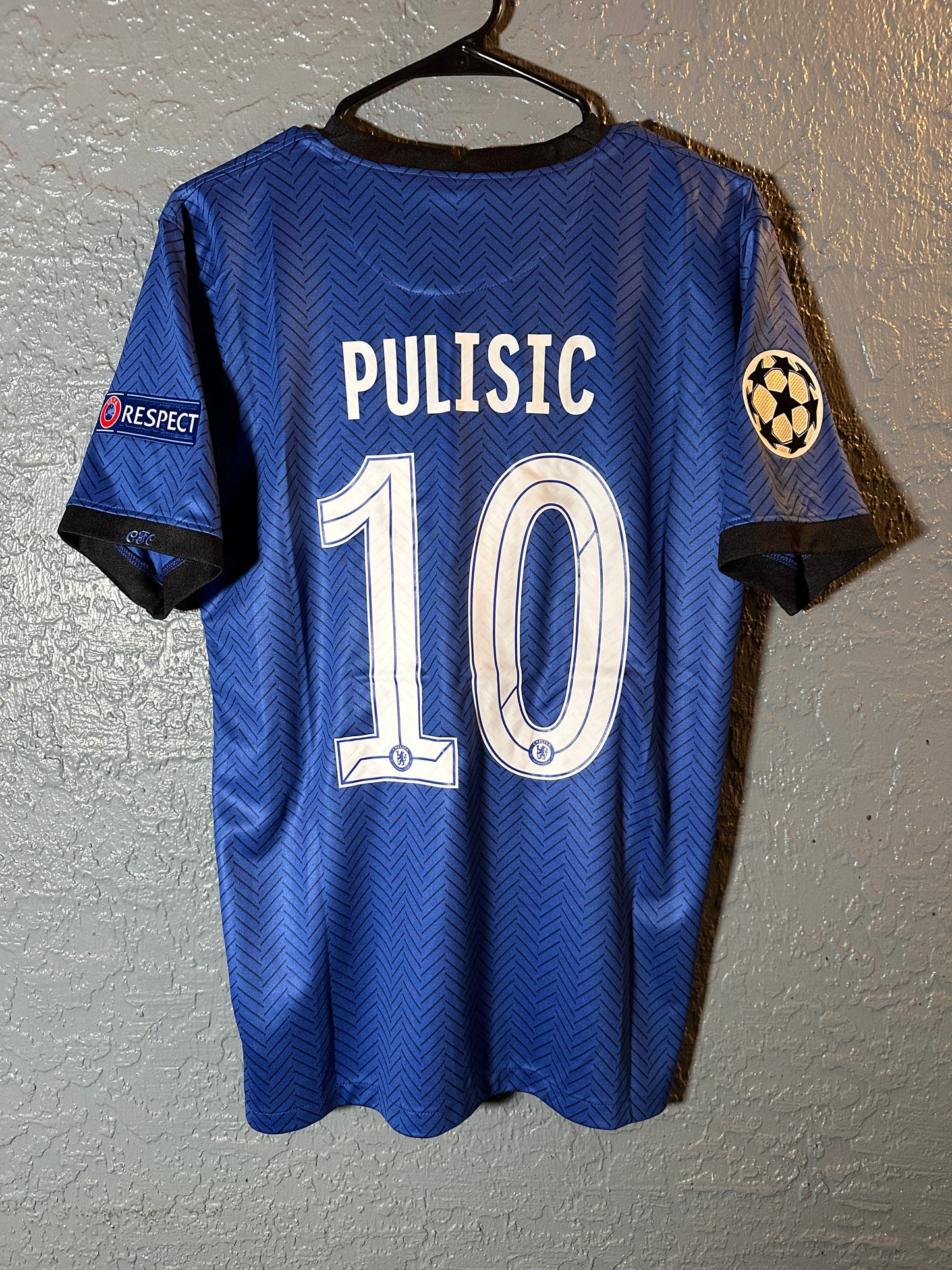 Chelsea Pulisic Soccer Jersey Final Champions 2021 Home Blue