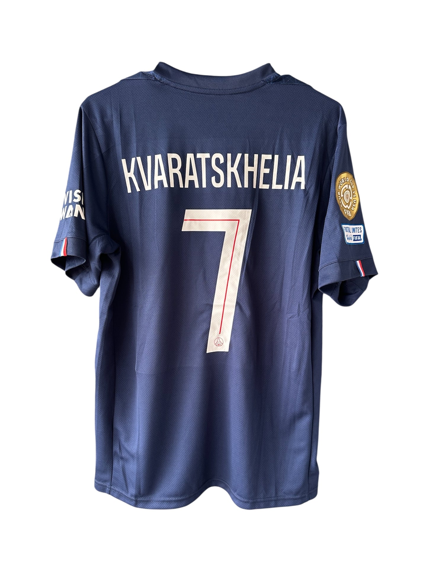 PSG KVARATSKHELIA #7 Home Blue 2024/25 Fifa Club World Cup 2025 Soccer Jersey Men
