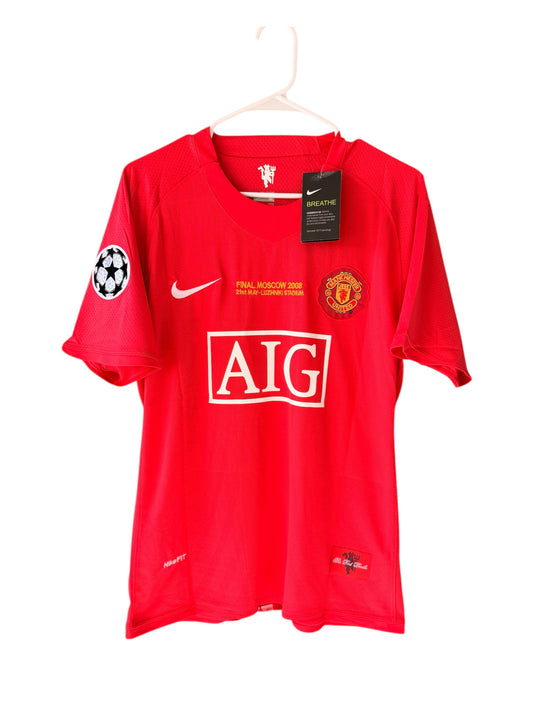 Manchester United Wayne Rooney #10 Retro Soccer Jersey Red Home UCL Final Men