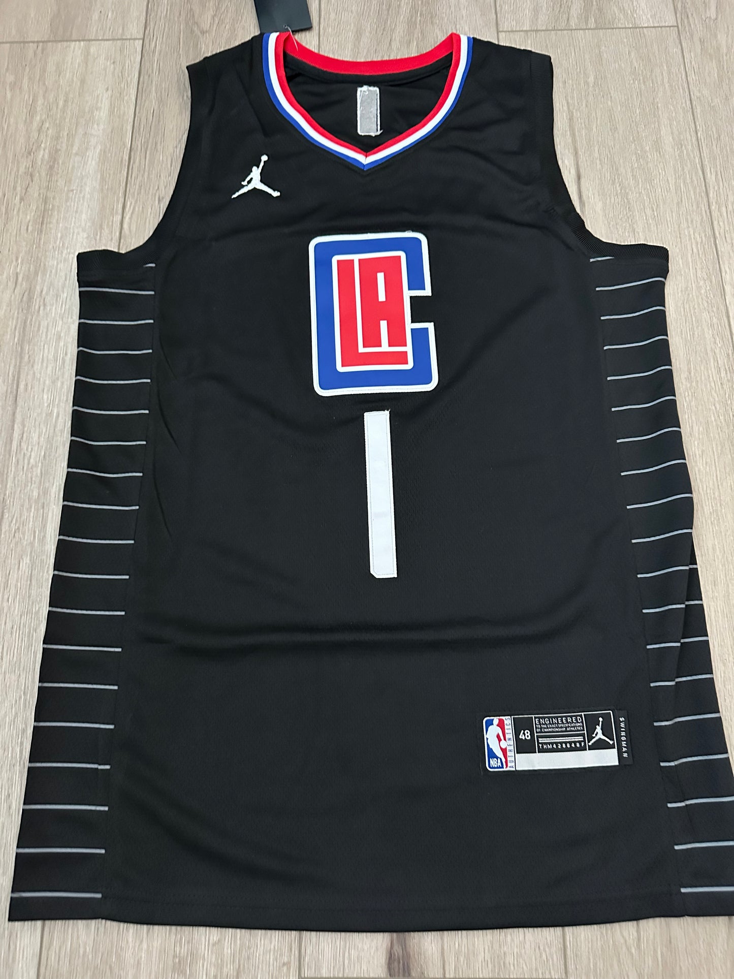 Basketball Jersey 23/24 Black Edition James Harden #1 Clippers Men’s Plus Size