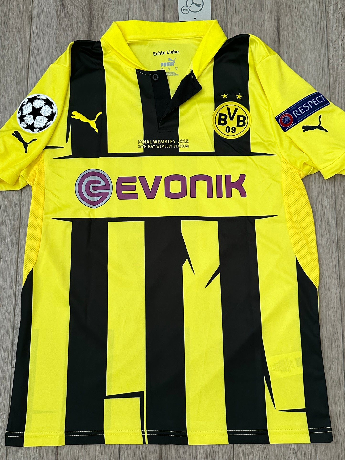 Borussia Dortmund 11/12 Final’s UCL Marco Reus #11 Yellow Soccer Jersey Men Size