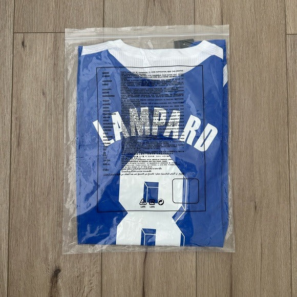 Chelsea Lampard 2012 Final’s UCL Soccer Jersey Home Blue #8 size Men Football