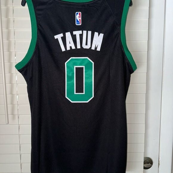 Jayson Tatum Basketball Jersey White Green Boston Celtics Men Size Pluss