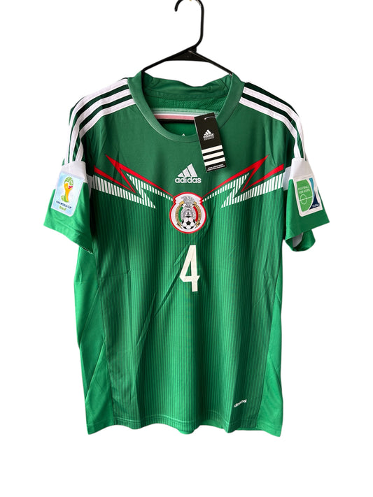 Mexico Rafael Marquez #4 Home Jersey 2014 World Cup