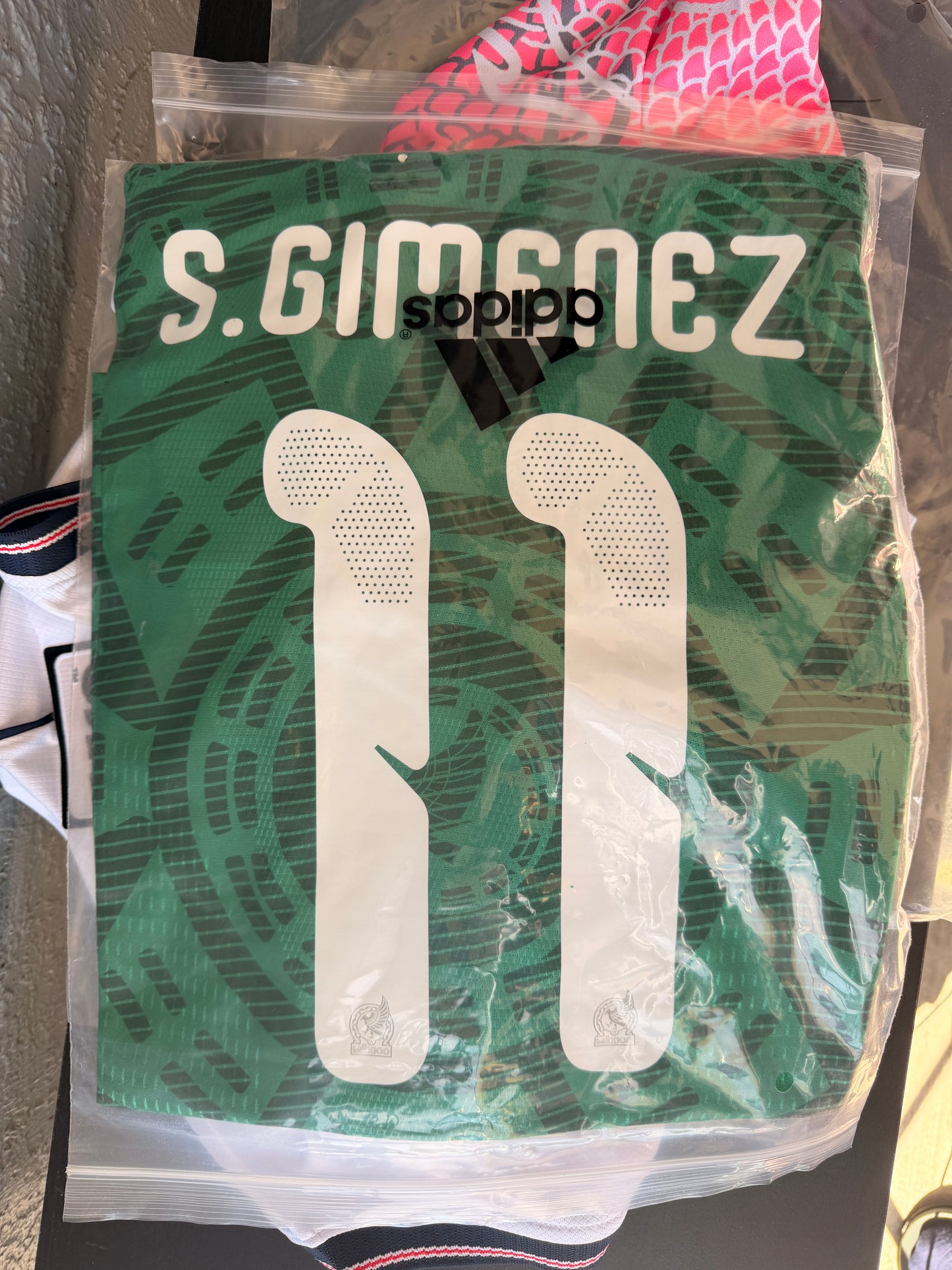 Mexico 2026 Home Player Version Soccer Jersey – Santiago Gimenez #11 – Green – Men’s