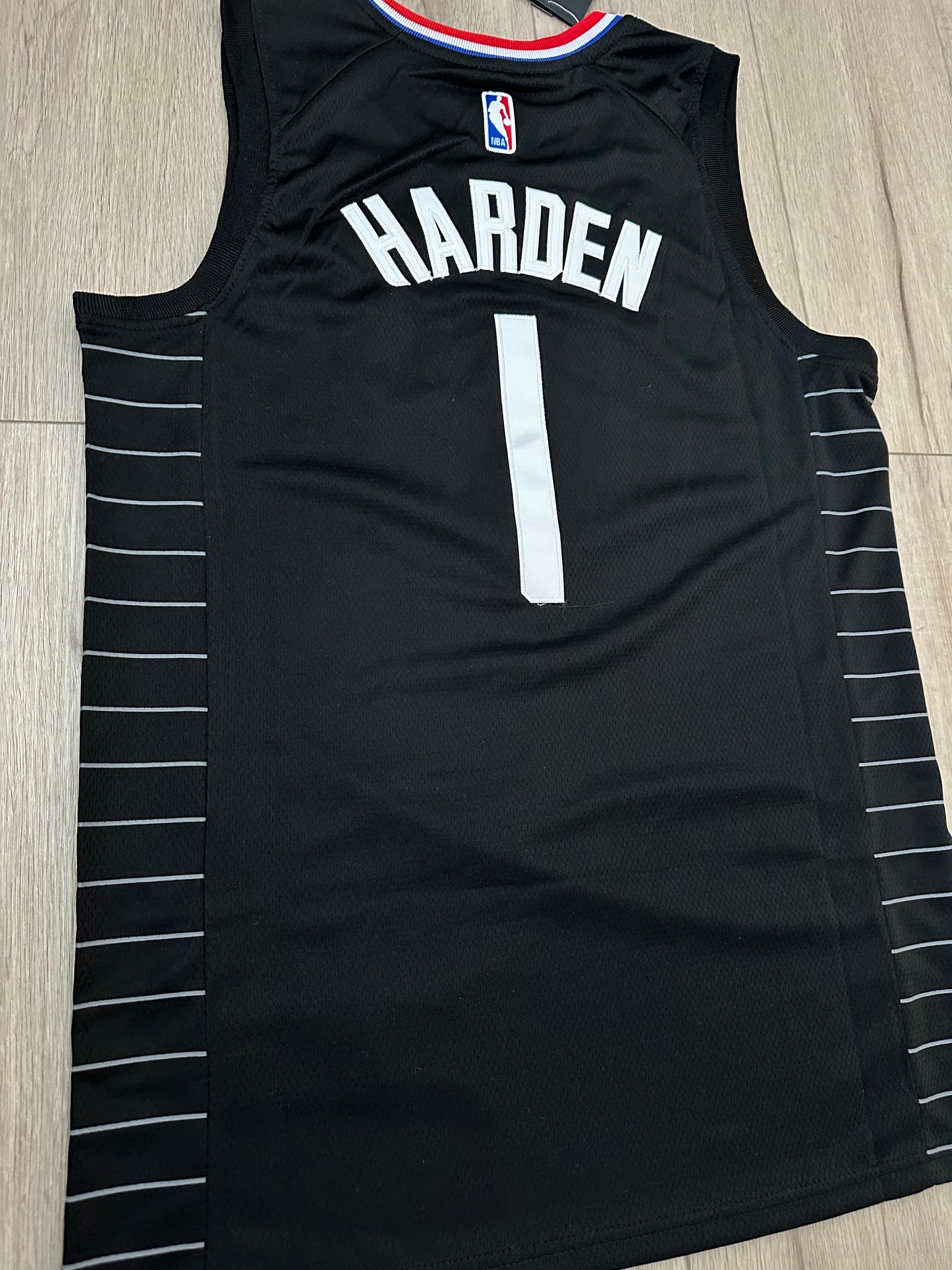 Basketball Jersey 23/24 Black Edition James Harden #1 Clippers Men’s Plus Size